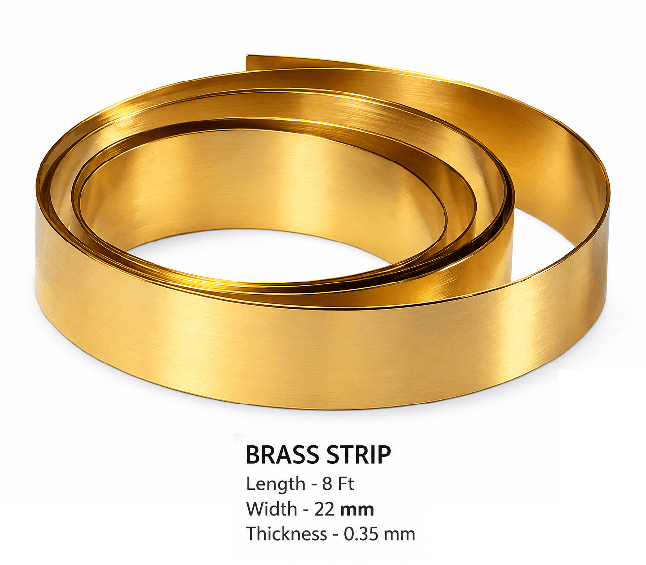Brass strips 8 ft