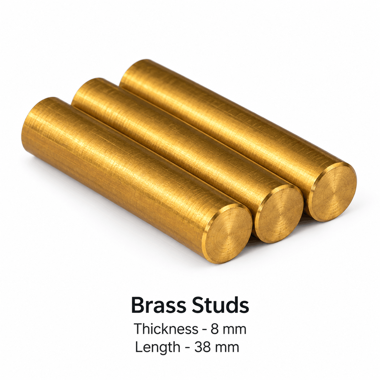 Brass studs set of 3 Pcs