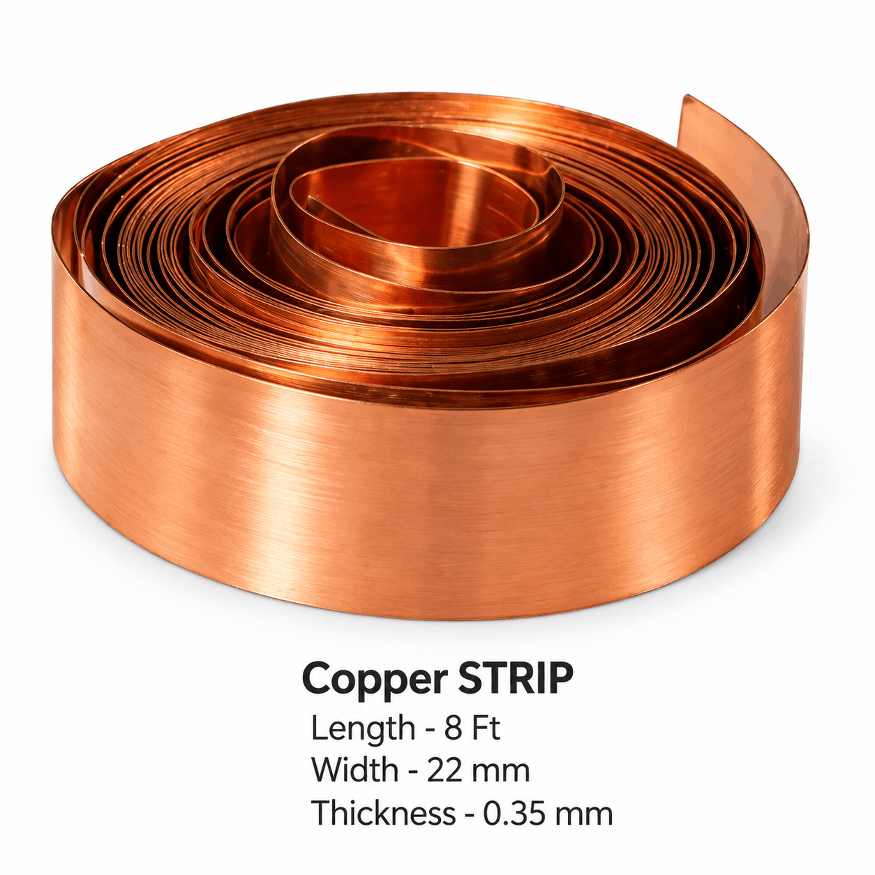 Copper strips 8 ft