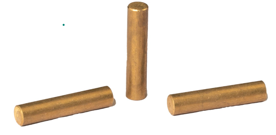 Brass studs set of 3 pcs