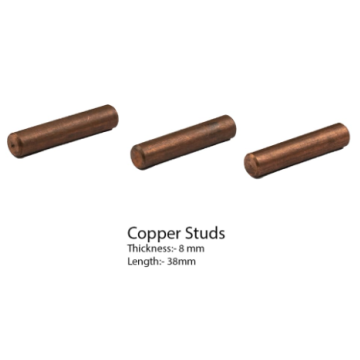 Copper stud 3 pcs set